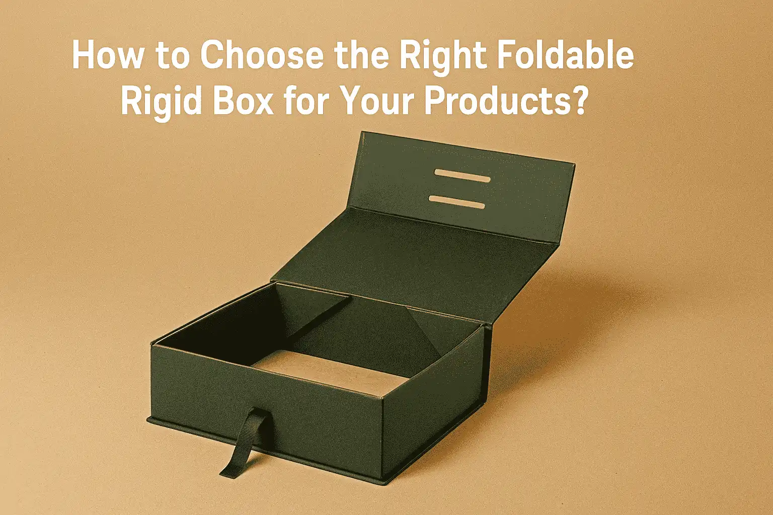 How to Choose the Right Foldable Rigid Box for Your Products?